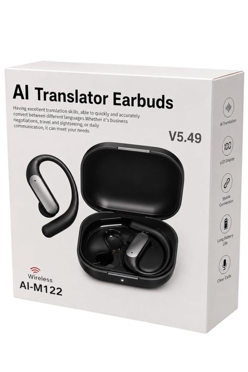 Wireless AI Translation Earbuds with Clear Call Technology AIM122