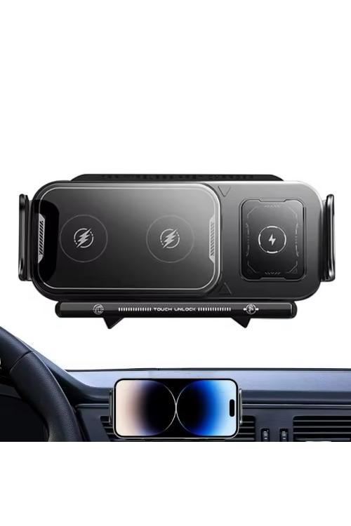 Wireless Car Charger and Folding Rotating Car Mount Z1