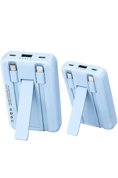 Wireless Magnetic Power Bank, 10,000mAh Portable Charger Blue MW922