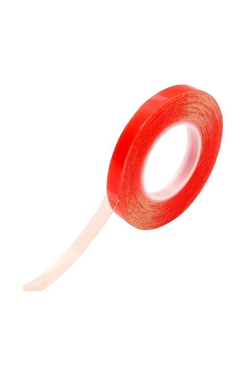 YAXUN 3mm Red Double Sided Adhesive Sticky Tape Easy Lift Super Strong EXTRA LONG 50m