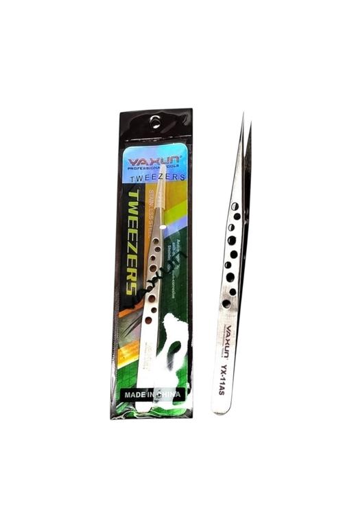YAXUN high-quality stainless steel Fine-tip And Straight Tweezer YX11AS