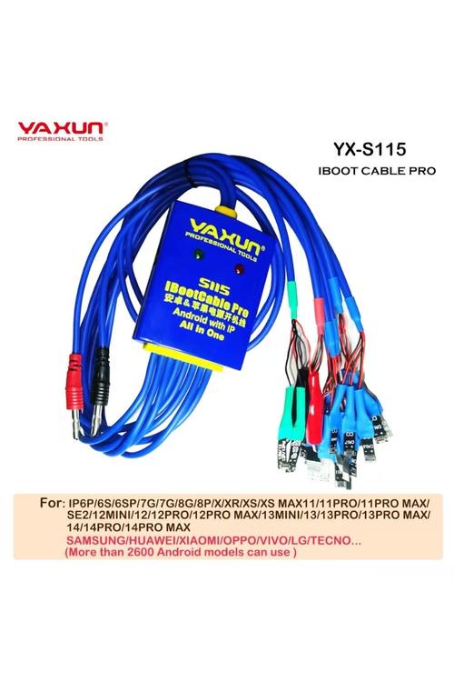 YAXUN iBoot Cable Pro For Iphone From 6G To 14 Pro Max And With 17 Pcs Pin For Android Mobile YXS115