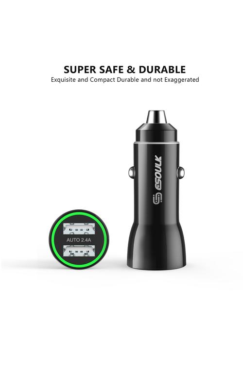 Esoulk 12W Dual USB Car Adapter-EA09P