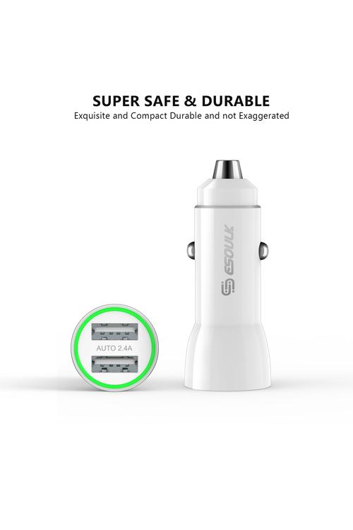 Esoulk 12W Dual USB Car Adapter-EA09P