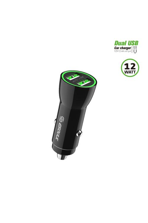 Esoulk 12W Dual USB Car Adapter-EA09P