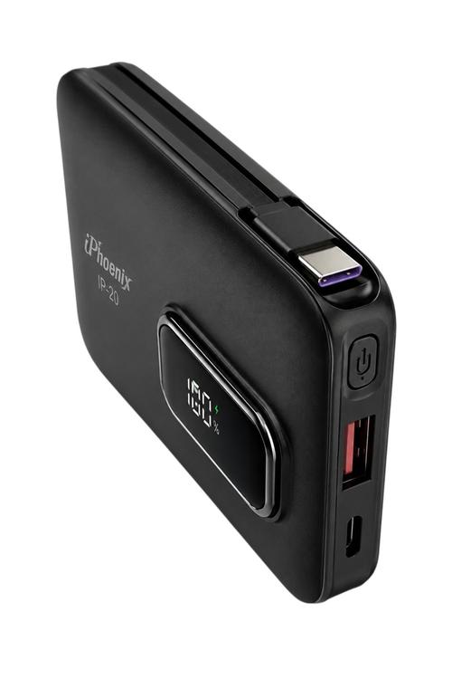 iPhoenix 10,000mAh Magnetic Power Bank with 15W Wireless Charging IP20