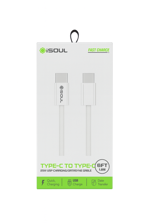 iSoul 6FT Type-C to Type-C Cable C511