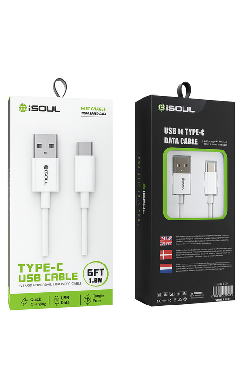 iSoul 6FT Type-C to USB Cable C505