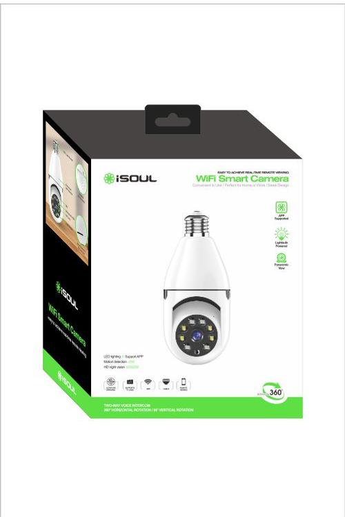 iSoul Wifi Smart Lightbulb Camera Mw813 MK28