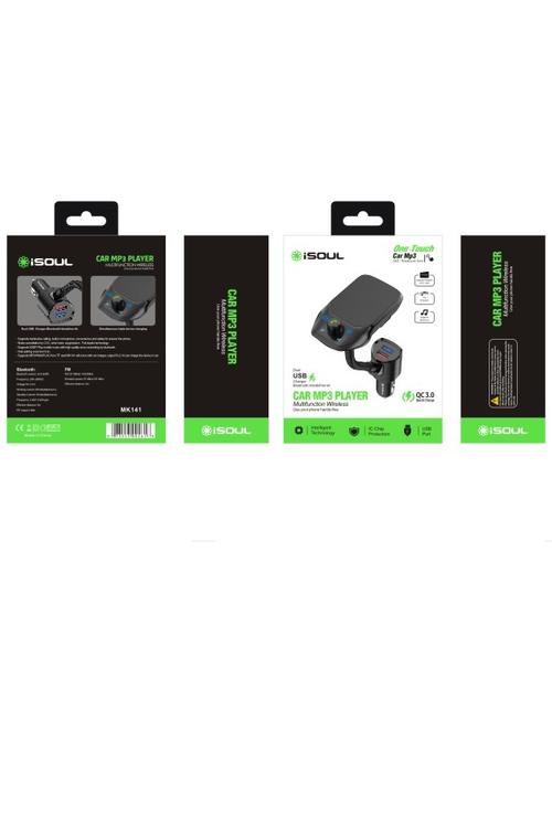 iSoul Wireless FM Transmitter and Car Charger MK141