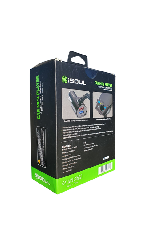 iSoul Wireless FM Transmitter and Car Charger MK141