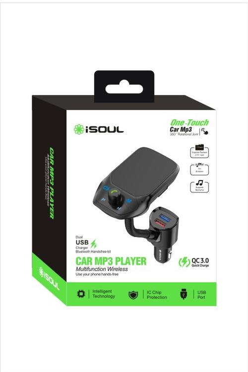 iSoul Wireless FM Transmitter and Car Charger MK141