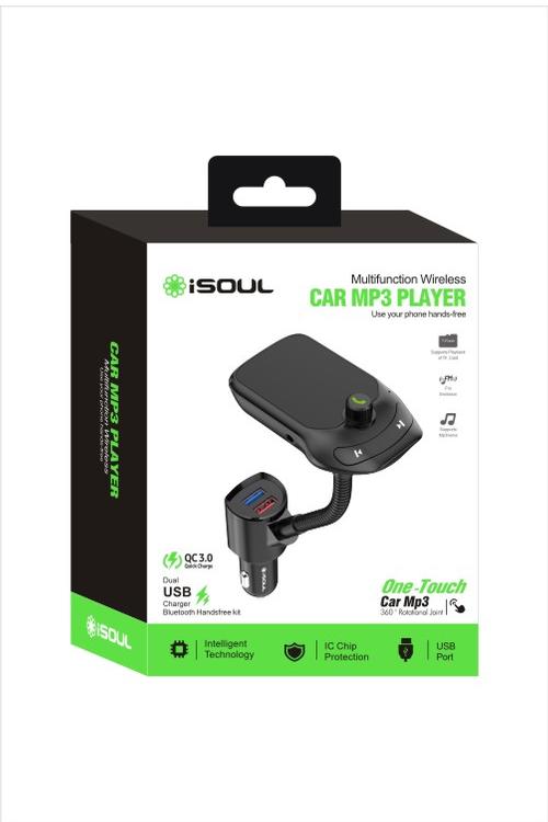 iSoul Wireless FM Transmitter and Car Charger MK142