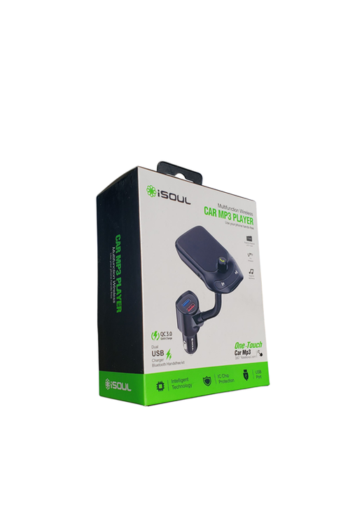 iSoul Wireless FM Transmitter and Car Charger MK142