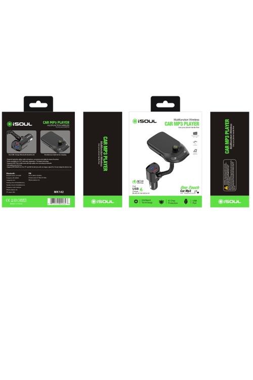 iSoul Wireless FM Transmitter and Car Charger MK142