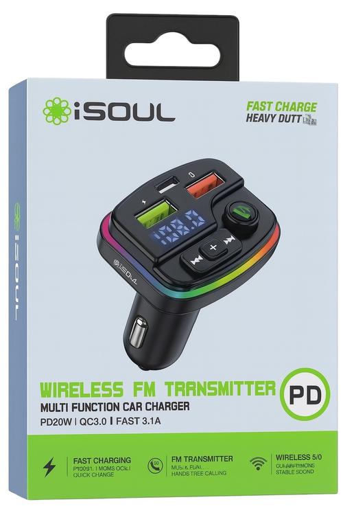 iSoul Wireless FM Transmitter with PD Function ALSA915