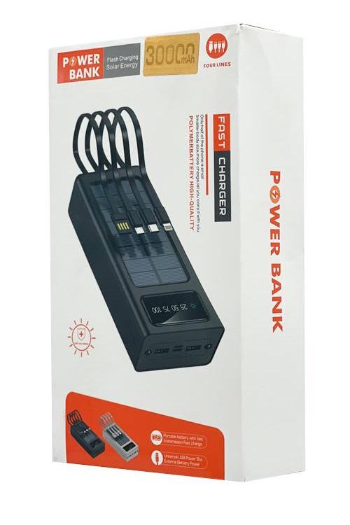 10,000 Mah Solar Power Bank 4 In 1 YM307