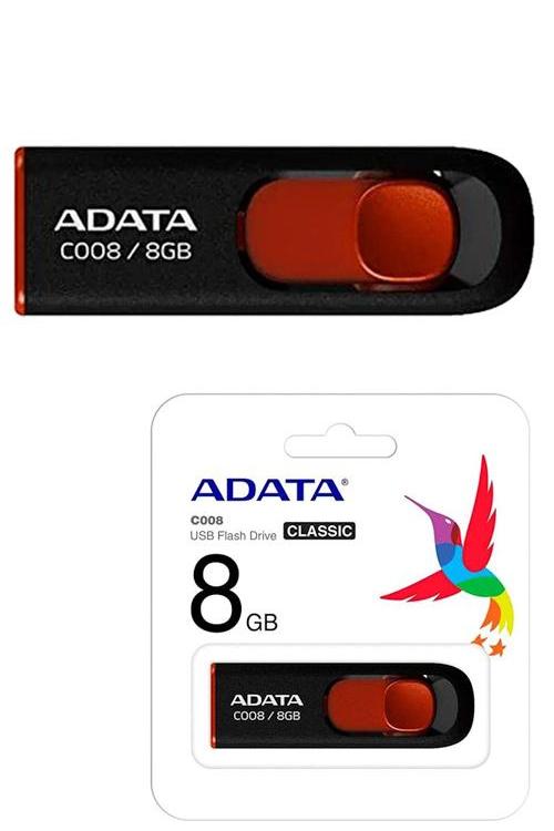 Adata 8GB Flash Drive AC0088GRKD