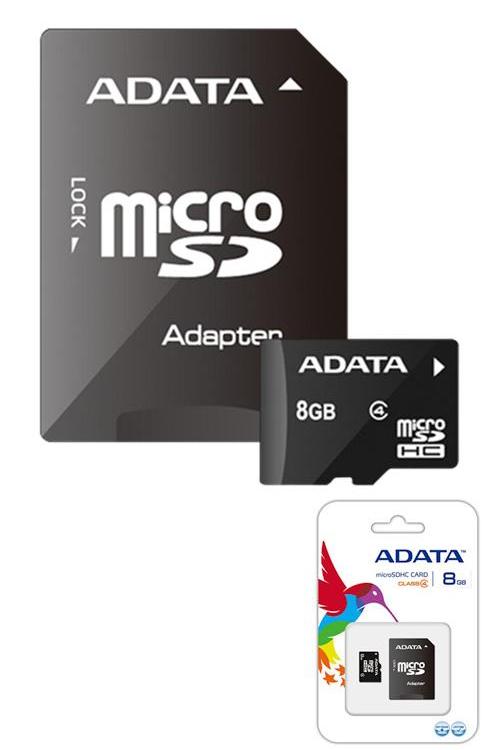 Adata Wholesale 8GB Micro SD Memory Card - SD8GB