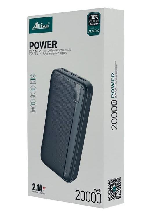 Allison Power Bank 20,000mah S22