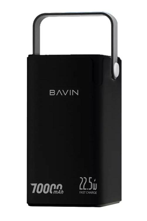 Bavin 70,000 mAh 22.5W Power Bank With 6 USB Ports And Flashlight PC1062S