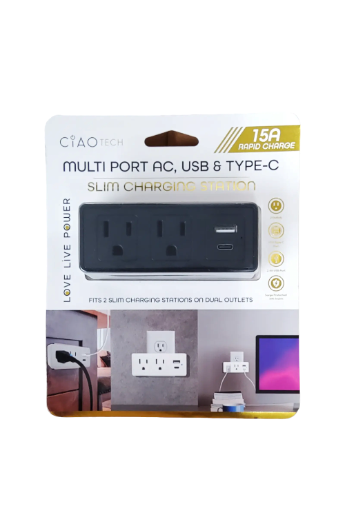 Ciaotech 15A Charging Station With PD Port