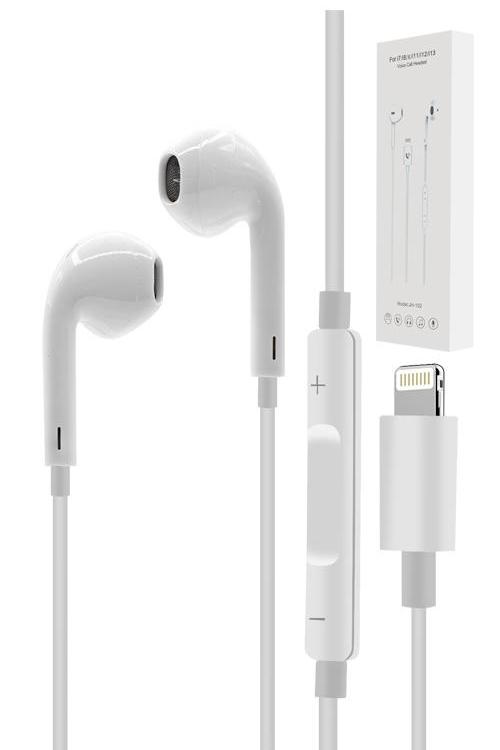 Earpods With Lightning Cable And Volume Control Long Box JH102