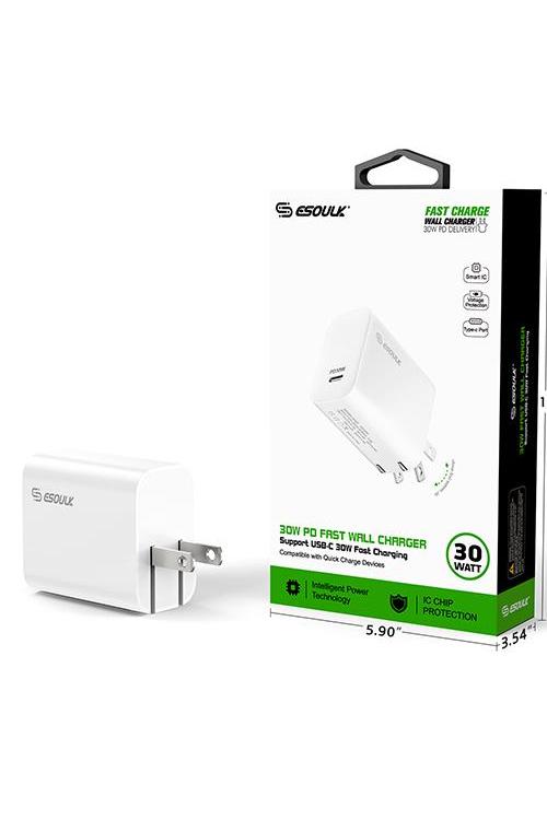 Esoulk 30W PD Wall Charger White EA22WH