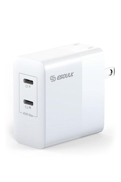 Esoulk 45W PD Dual Type C Fast Charger EK2002 