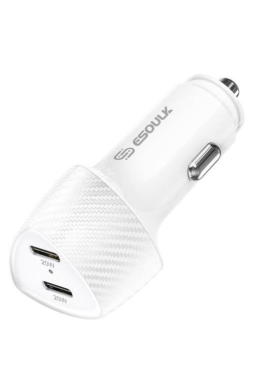 Esoulk Dual PD 40W Car Charger EK2001