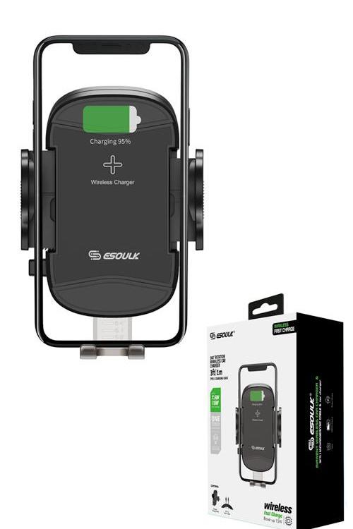 Esoulk Wireless 15W Charger Air Vent Mount Wholesale-EH39BK