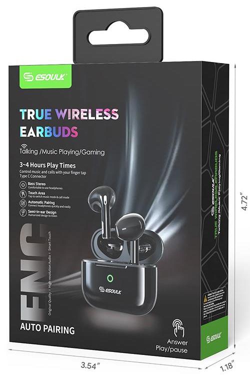 Esoulk Wireless Earbuds EK5001BK