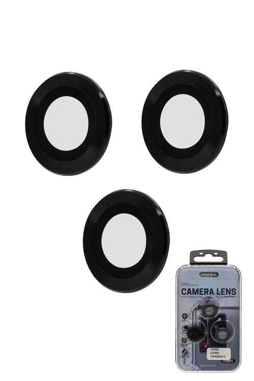 Iphone 11 Pro / Iphone 12 Pro / Iphone 11 ProMax Camera Lens Wholesale Black