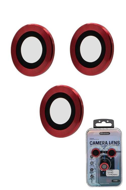 Iphone 11 Pro / Iphone 12 Pro / Iphone 11 ProMax Camera Lens Wholesale Red