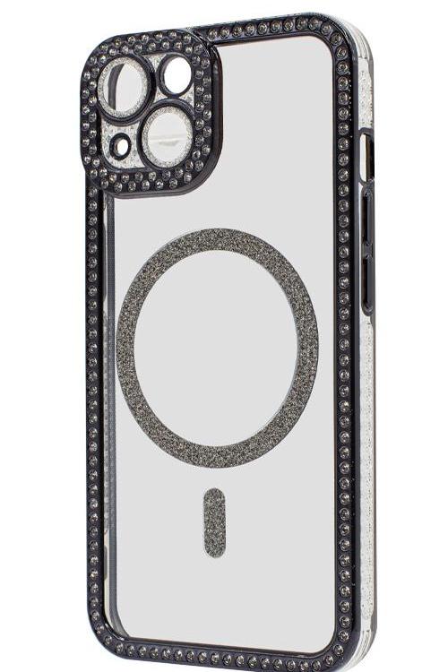 Iphone 13 Bling Mag Case Wholesale Black