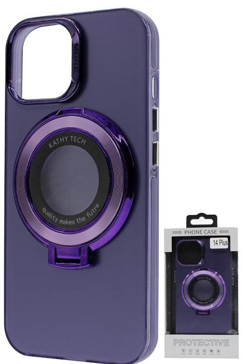 Iphone 14 Plus Chromotron Magsafe case Wholesale Purple