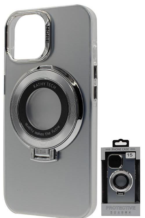 Iphone 15 Chromotron Magsafe case Wholesale Silver