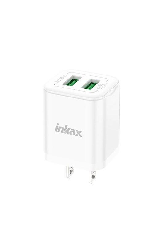 Inkax Dual Wall Plug 2.4A HCA02