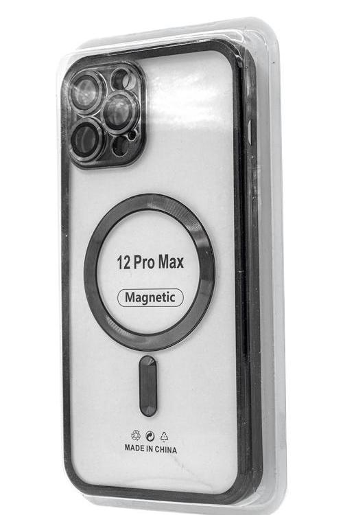 Iphone 12 Pro Max Metallic Magnet Black