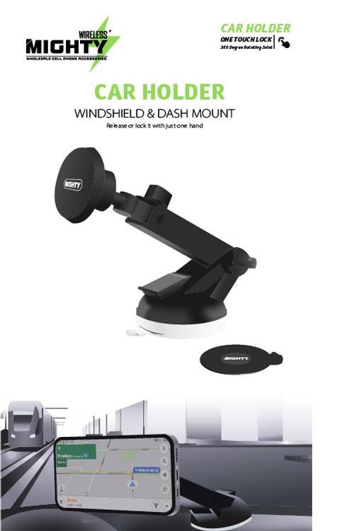 Mighty Wireless Windshield And Dash Mount Car Holder MK03