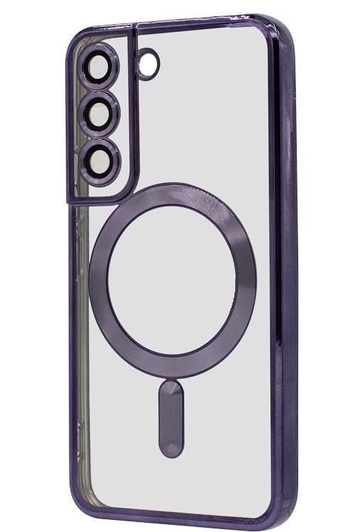 S22 TPU Case With Metallic Magnet Wholesale Purple