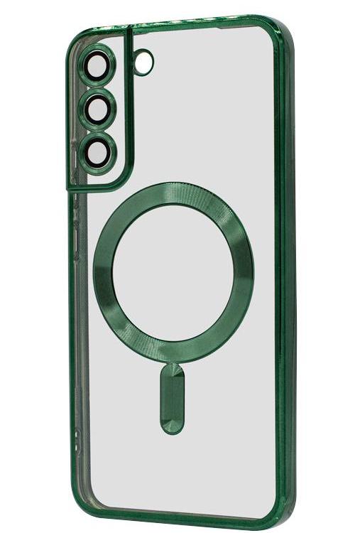 S22 Plus TPU Case With Metallic Magnet Wholesale Green