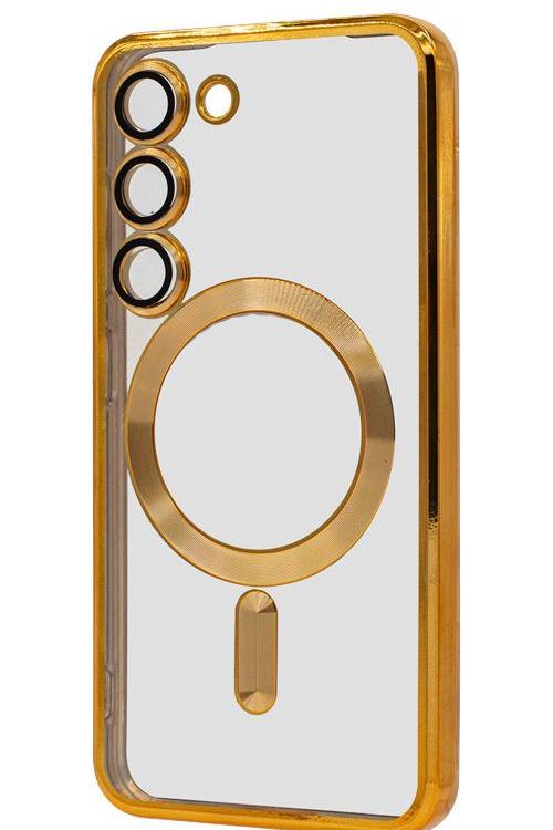 S23 TPU Case With Metallic Magnet Wholesale Gold