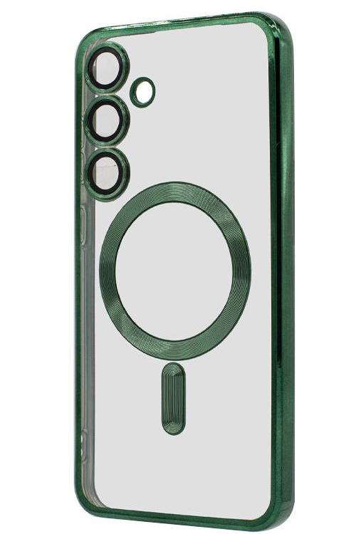 S24 Plus TPU Case With Metallic Magnet Wholesale Green